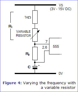 astable circuit 555